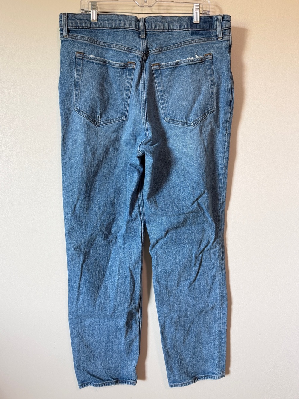 Abercrombie & Fitch Ultra High Rise 90s Straight Jean sz 33 - 16L medium blue - Picture 5 of 7